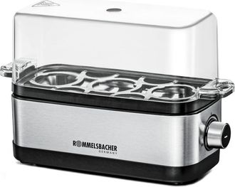 Rommelsbacher Cocedor De Huevos Rommelsbacher Er 300 De Acero Inoxidable (1-3 Huevos)