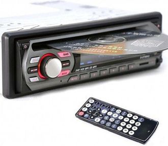 Trade Shop Trade Shop Traesio - Autoradio Stereo Per Macchina Auto Radio 52w x 4 Fm Mp3 Usb Sd/mmc Dvd Cd Aux
