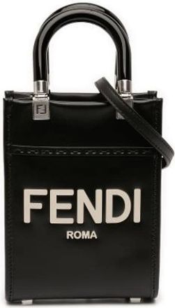 Fendi Pre-owned Mini Bags, female, Black, Size: ONE SIZE Pre-owned Leather Mini Bag