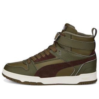 Puma RBD Game High Olive Green Burgundy 387604-01