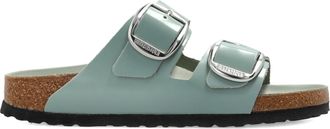 Birkenstock Arizona Big Buckle Hex Shine Pure Sage, Natural Lea