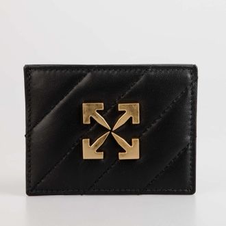 Off-white Womens Accessories Off White Jitney Simple Card Case in Black - One Size
