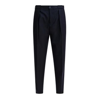 BRIGLIA 1949 Slim-fit Trousers, female, Blue, Size: 2XS Blue Trousers with Tapered Silhouette