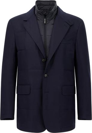Boggi Milano Blazer con gilet rimovibile - Blu