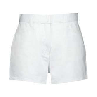 Givenchy Short Shorts, female, White, XS, White Slim-Fit Denim Shorts