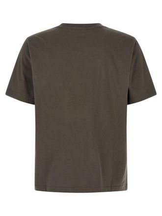 Maison Kitsun&eacute; Mens Gray Organic Cotton T-Shirt