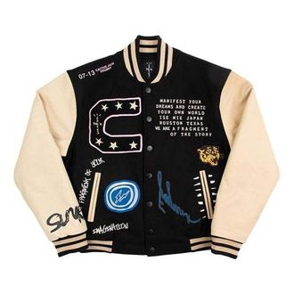 Travis Scott x Fragment Cactus Jack Jacket Manifest Letterman CJFN-SS20