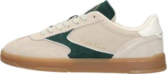 Scotch & Soda Slim Sneakers - Heren - Sneakers - Beige - 41 EU - Su&egrave;de - Schoenen
