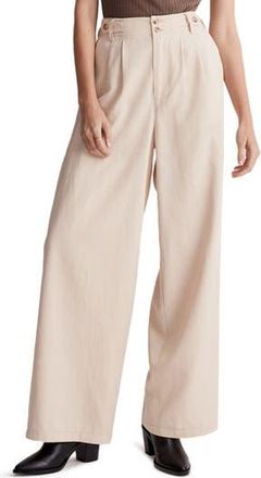 Madewell Harlow Wide Leg Pants in Harvest Moon at Nordstrom Rack, Size 10