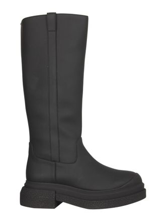Stuart Weitzman Black Leather Boots
