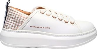 Alexander Smith Pelle Sneaker - Dames - Sneakers - Wit - 38 EU - Leer - Schoenen
