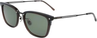 Lacoste Vierkante zonnebril - Heren - Zonnebrillen - Bruin - 54 MM - Accessoires