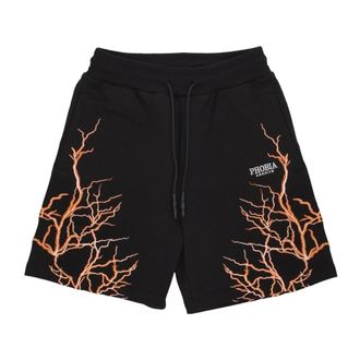 Phobia Archive Korte Broeken, Heren, Zwart, XL, Katoen, Lightning Shorts