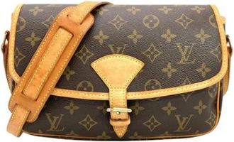 Louis Vuitton Pre-owned Vintage Monogram Canvas Shoulder Bag - Dames - Vintage Schoudertas - Bruin - ONE Size - Vintage