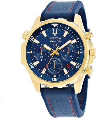 Bulova Mens Blue dial Watch
