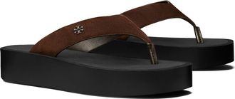 Tory Burch Platform Flip Flop in Dark Cocoa /Black at Nordstrom, Size 10