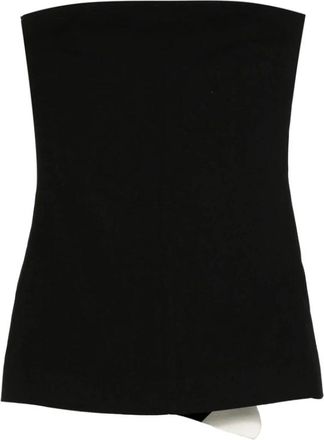 Entire studios Strapless Panelled Top - Dames - Tops zonder mouwen - Zwart - S - Tops
