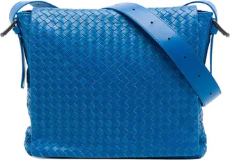 Bottega Veneta Pre-owned Bottega Veneta Nappa Intrecciato Flap Crossbody Ladies L94Z0B1O4SDASEZD
