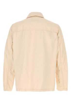 Fay Mens Light Pink Linen Jacket Yogurt Exterior: Giubbini