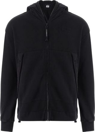 C.P. Company CP Company Truien - Heren - Vesten met rits - Zwart - M - Hoodies & sweatvesten