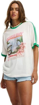 Cotton On Womens Vacay Graphic Tee in Guana Bay Vintage White at Nordstrom, Size X-Large