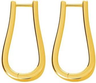 Lucy Quartermaine Petal Hoops in Gold at Nordstrom, Size X-Large