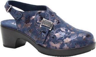 Alegria By Pg Lite Maribel Baroque Leather Clog in 6510 Lumen Navy at Nordstrom, Size 37