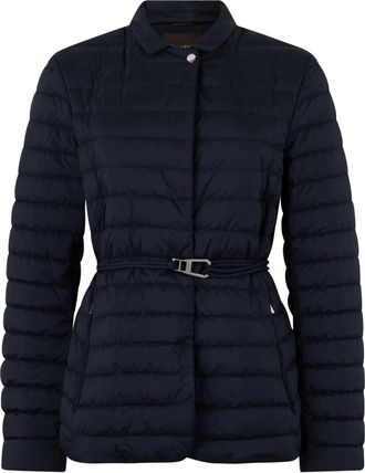 Moorer Faenza-S3 Jacket - Dames - Winterjassen - Blauw - L - Leer - Jassen