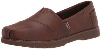 Skechers Womens Bobs Chill Lugs-Urban Spell Loafer, Brown, 7 UK Wide