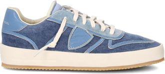 Philippe Model Sneakers Nice Tennis - Heren - Sneakers - Blauw - 42 EU - Katoen - Schoenen