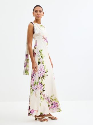 Ever New Womens Ariane lilac fragrance scarf dress