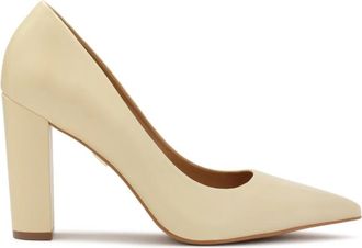 Kazar Cr&egrave;me postpompen - Dames - Pumps - Beige - 35 1/2 EU - Leer - Schoenen
