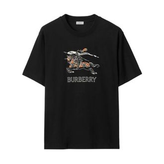 Burberry Hombre, Camisetas, Negro, Talla: L