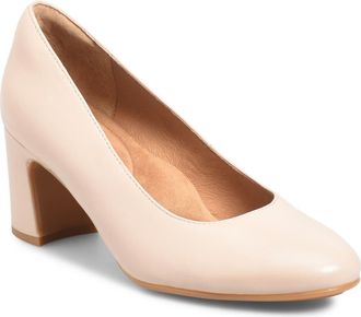 S&ouml;fft Anna Marie Pump in Beige at Nordstrom, Size 7.5