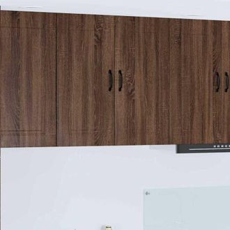vidaXL vidaXL Pensile cucina Rovere Marrone 80 x 31 x 80 cm Legno multistrato