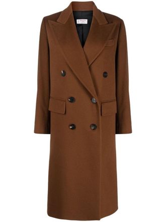 Alberto Biani Double-Breasted Wool Coat