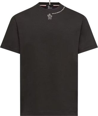 Moncler NECK BRANDING T SHIRT Size: XXL, colour: BLACK