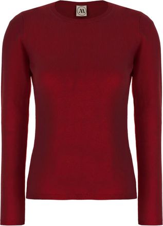 Andrè Maurice cashmere sweater - women - Cashmere - L - Red