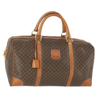 Celine Pre-owned Weekend Bags, female, Brown, Size: ONE SIZE Pre-owned Plastic Weekend Bag