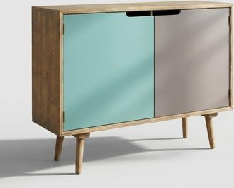 Milani Home Aparador Moderno De Madera De 2 Puertas Niagara