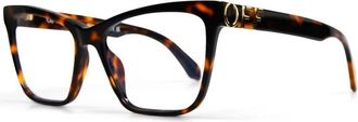 Off-white Demo Cat Eye Unisex Eyeglasses OERJ067 6000 55