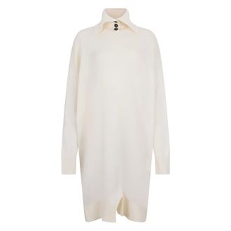 Malo Truien & Vesten, Dames, Beige, M, Lange trui