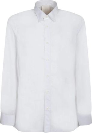Givenchy Witte 4G Geborduurde Overhemd - Heren - Zakelijke Overhemden - Wit - M - Katoen - Overhemden