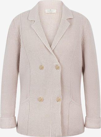 PANICALE Cardigan aus Lochstrickmuster mit Schurwolle und Seide