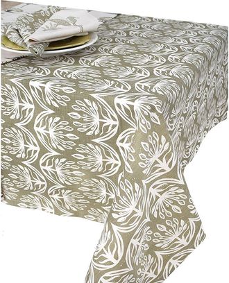 French Home Botanical Tablecloth in Sage at Nordstrom Rack