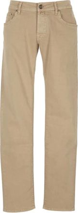 Jacob Cohen Jeans met knopen - Beige