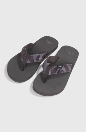 O'Neill Zehentrenner ONEILL ONEILL FABRIC SANDALS, Herren, Gr. 41, schwarz (schwarz dipped leaves), Synthetik, Schuhe Zehentrenner
