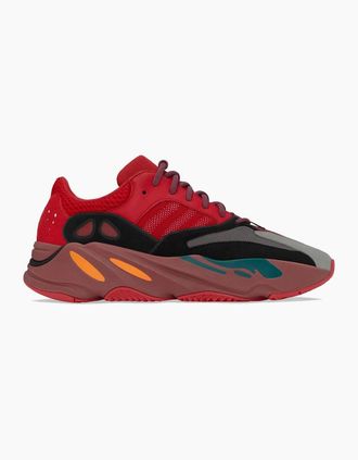 Yeezy by Kanye West Mens Boost 700 Hi Res Sneakers - Red - Size: 7.5