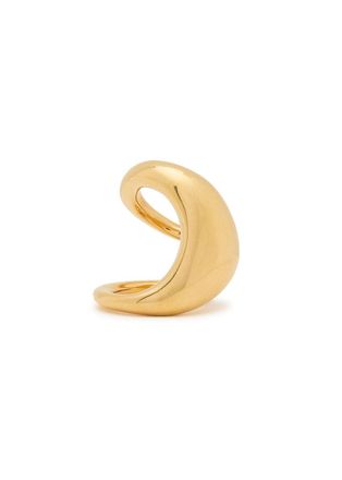Chlo&eacute; Point Sculpted Brass Ring - Gold - 52 (UK M / US 6.5)