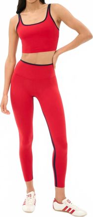 SPLITS59 Cait Rigor Supportive Bralette In Pirate Red/indigo